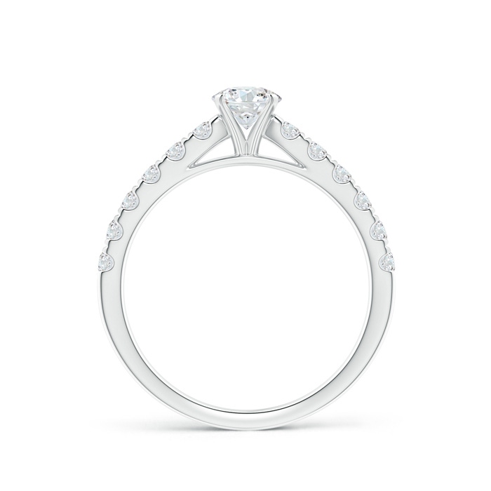 5mm GVS2 Classic Diamond Engagement Ring with Accents in P950 Platinum product image