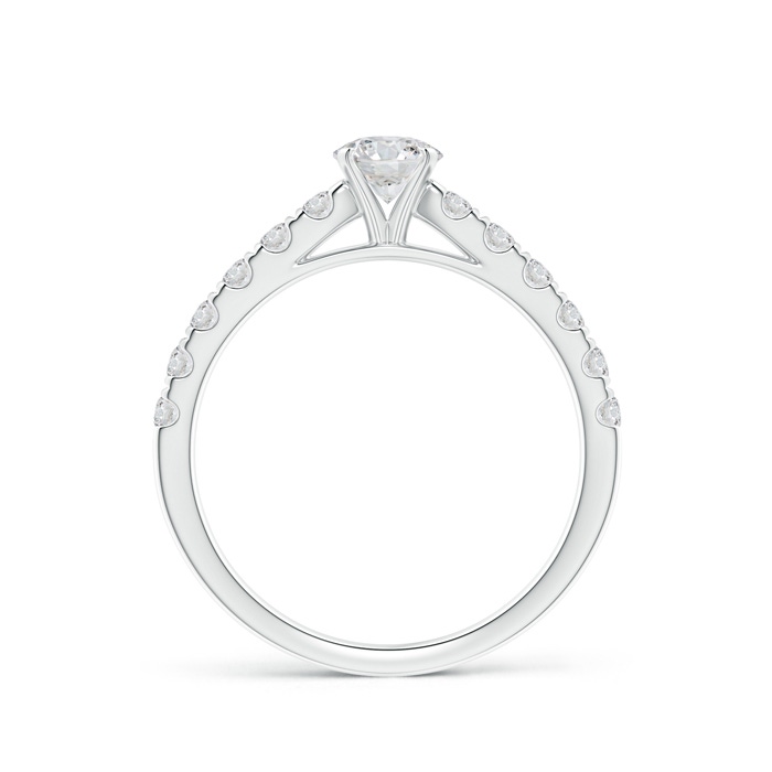 5mm HSI2 Classic Diamond Engagement Ring with Accents in White Gold product image