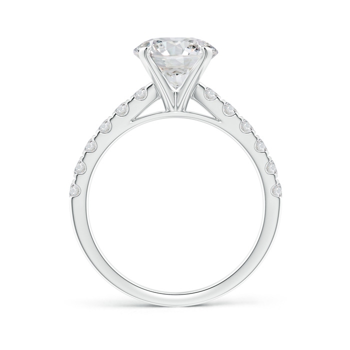 8.1mm HSI2 Classic Diamond Engagement Ring with Accents in White Gold product image