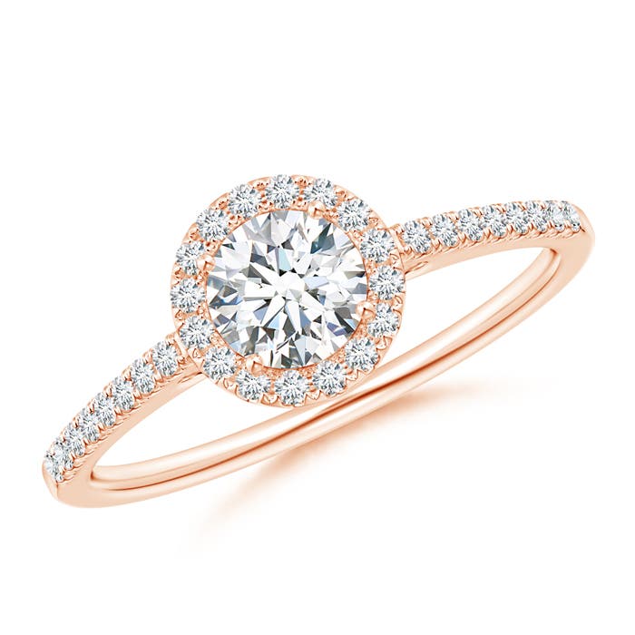 G, VS2 / 0.66 CT / 14 KT Rose Gold