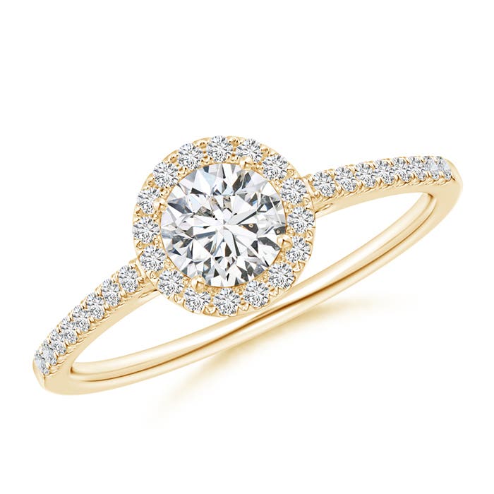 H, SI2 / 0.66 CT / 14 KT Yellow Gold