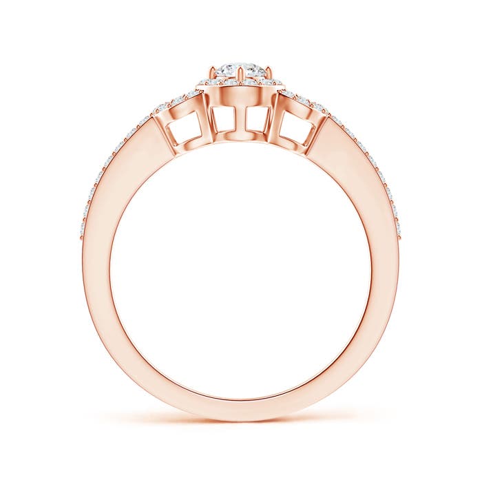 G, VS2 / 0.4 CT / 14 KT Rose Gold