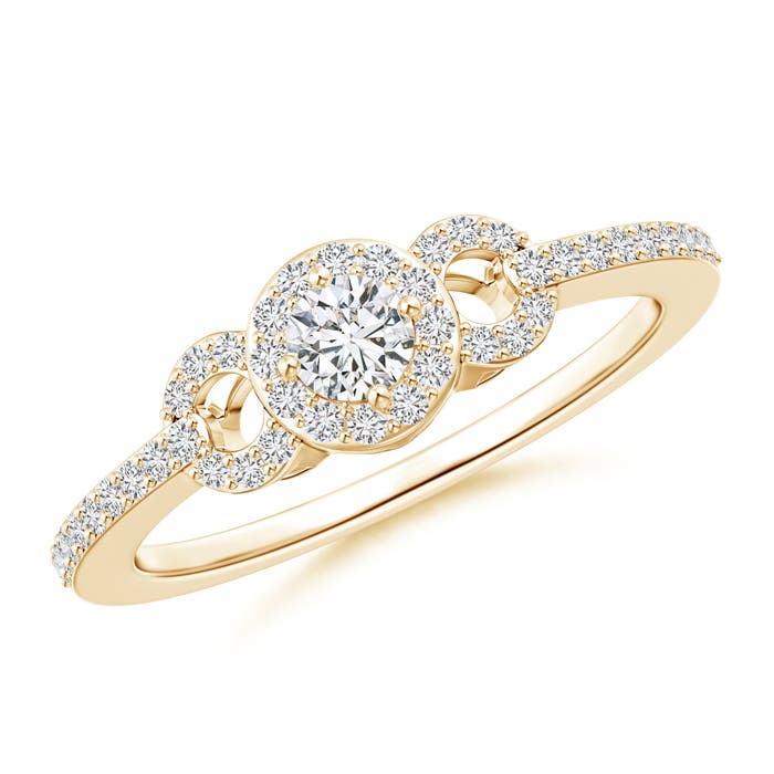 H, SI2 / 0.4 CT / 14 KT Yellow Gold