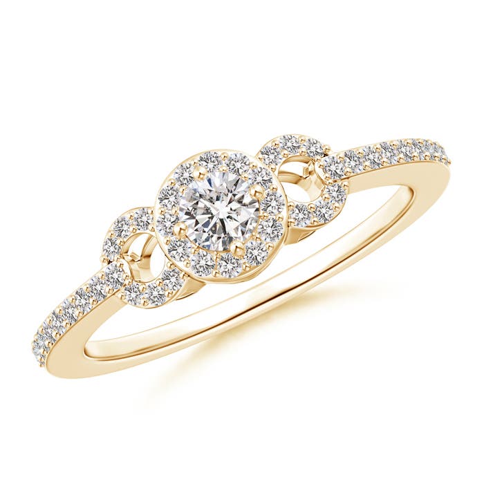 I-J, I1-I2 / 0.4 CT / 14 KT Yellow Gold