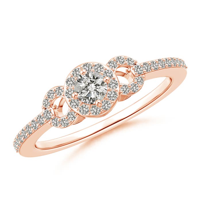 K, I3 / 0.4 CT / 14 KT Rose Gold