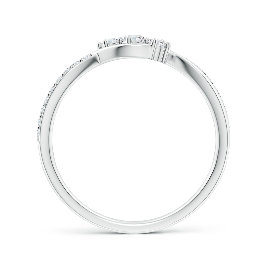 2.5mm GVS2 Diamond Infinity Twist Three Stone Bypass Ring in White Gold side-1