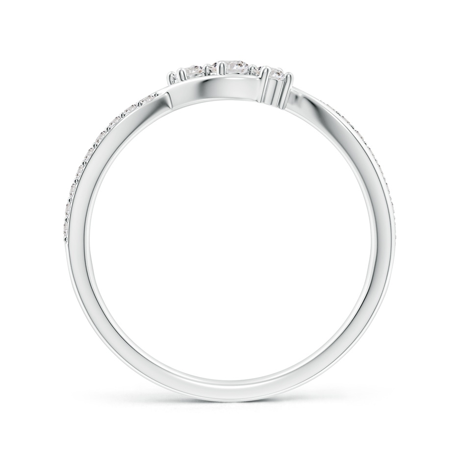 2.5mm IJI1I2 Diamond Infinity Twist Three Stone Bypass Ring in P950 Platinum side-1