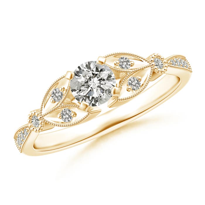 J I2 / 0.49 CT / 14 KT Yellow Gold