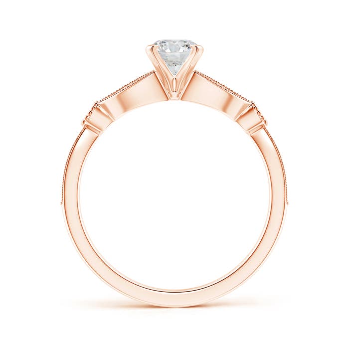 H, SI2 / 0.75 CT / 14 KT Rose Gold