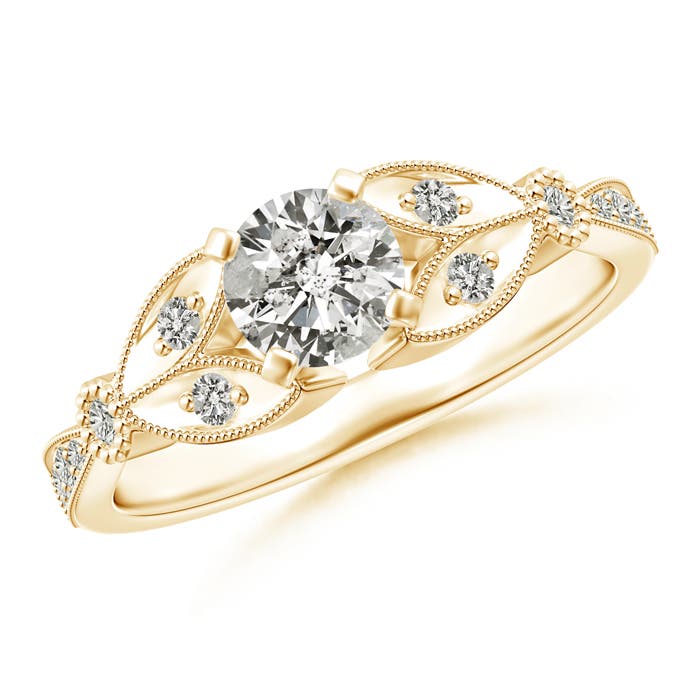 J I2 / 0.75 CT / 14 KT Yellow Gold