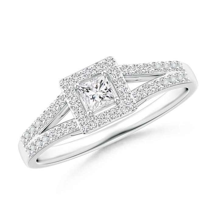 H, SI2 / 0.47 CT / 14 KT White Gold