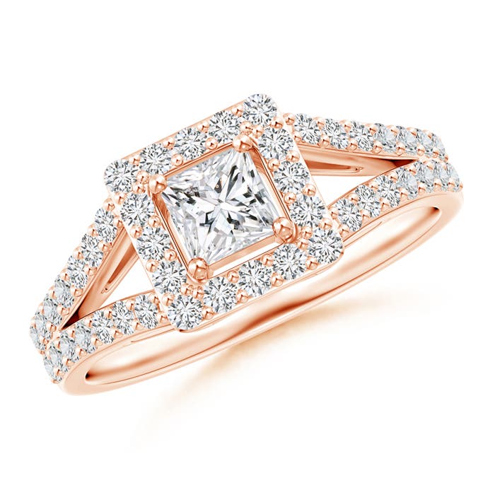 H, SI2 / 0.98 CT / 14 KT Rose Gold