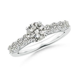 6.1mm JI2 Diamond Solitaire Engagement Ring with Filigree in P950 Platinum