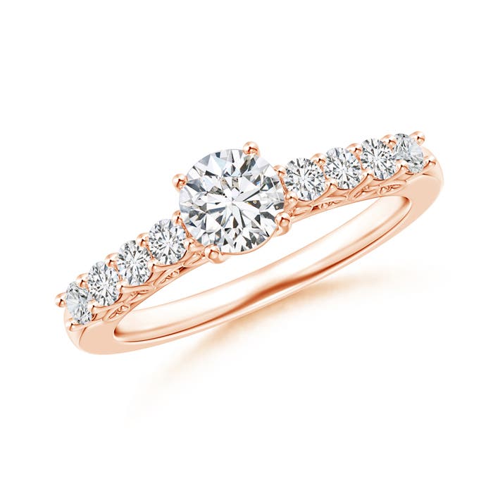 H, SI2 / 0.97 CT / 14 KT Rose Gold