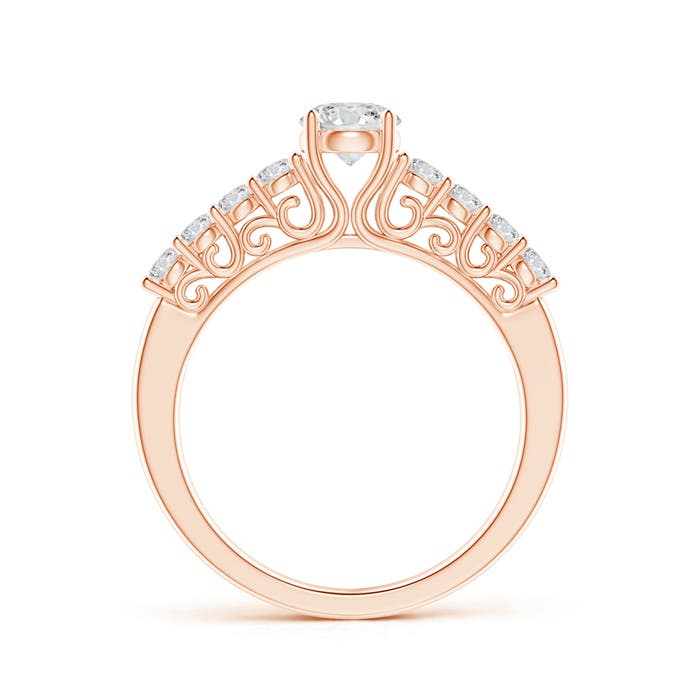 H, SI2 / 0.97 CT / 14 KT Rose Gold