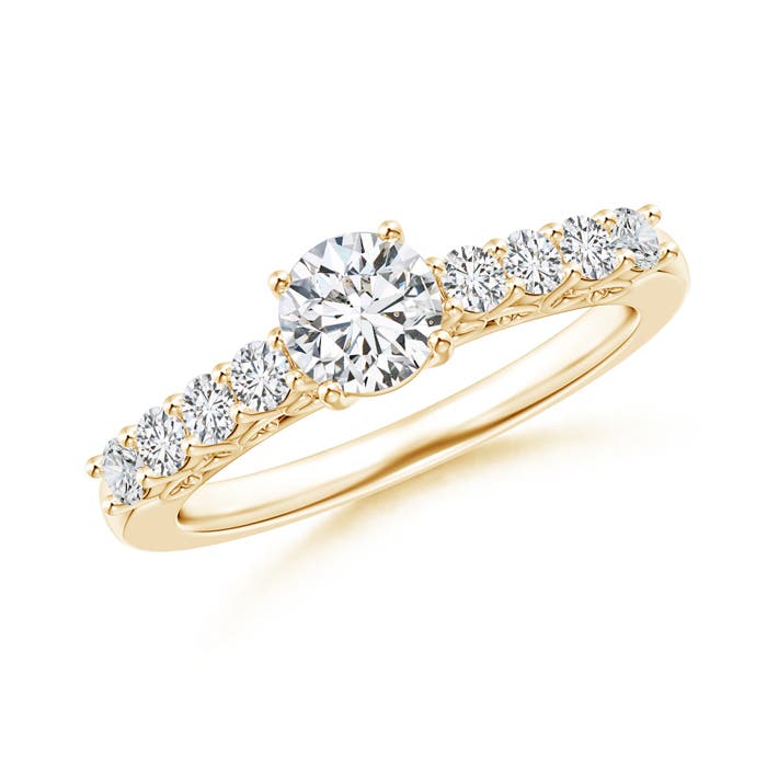 H, SI2 / 0.97 CT / 14 KT Yellow Gold