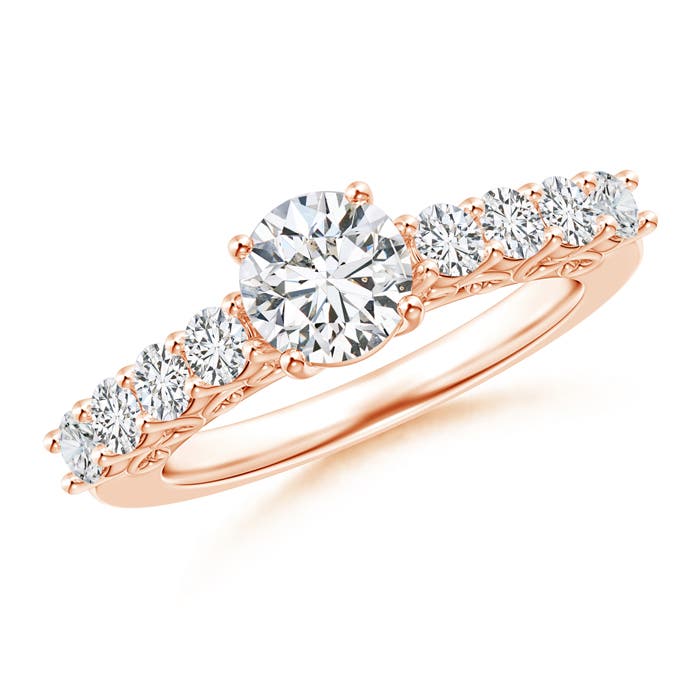 H, SI2 / 1.49 CT / 14 KT Rose Gold