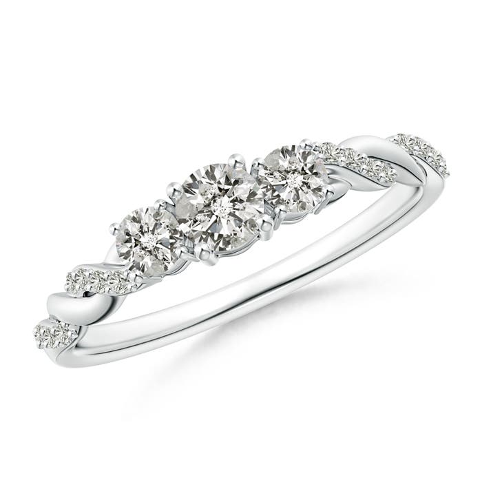 J I2 / 0.47 CT / 14 KT White Gold