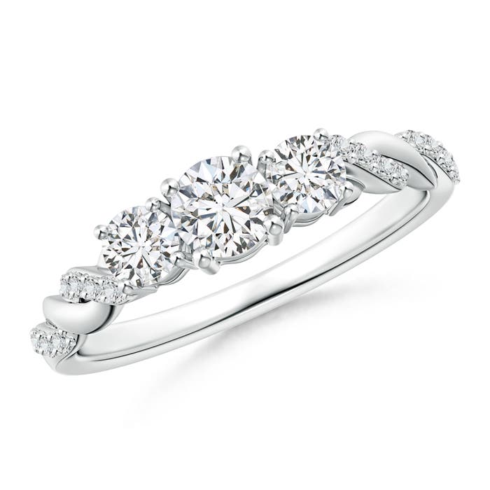 H, SI2 / 0.72 CT / 14 KT White Gold