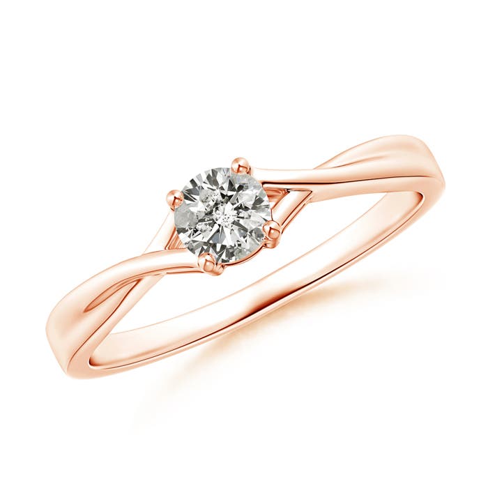 J I2 / 0.25 CT / 14 KT Rose Gold