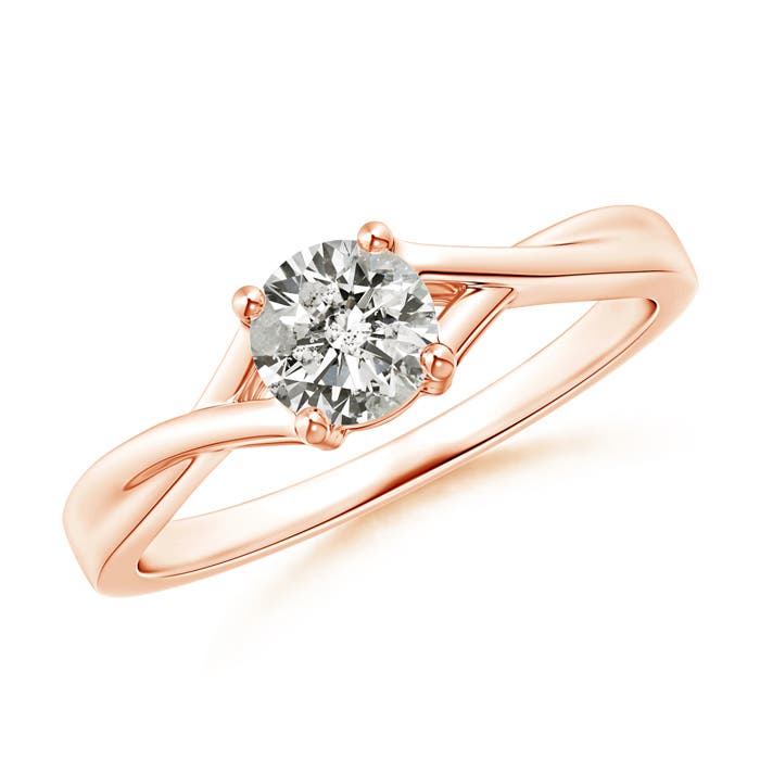 J I2 / 0.5 CT / 14 KT Rose Gold