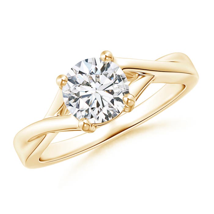 H, SI2 / 1 CT / 14 KT Yellow Gold