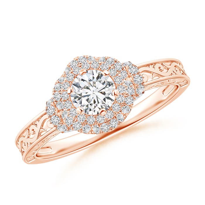 H, SI2 / 0.62 CT / 14 KT Rose Gold