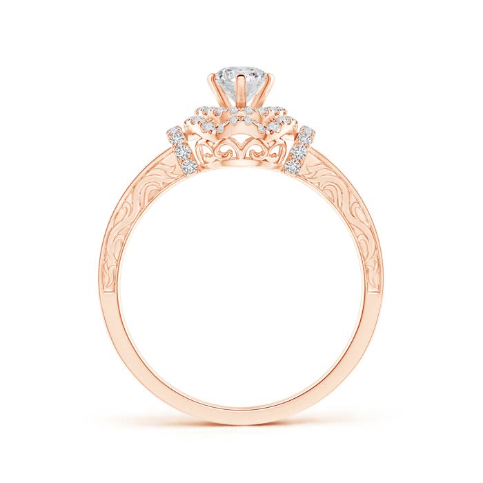 H, SI2 / 0.62 CT / 14 KT Rose Gold