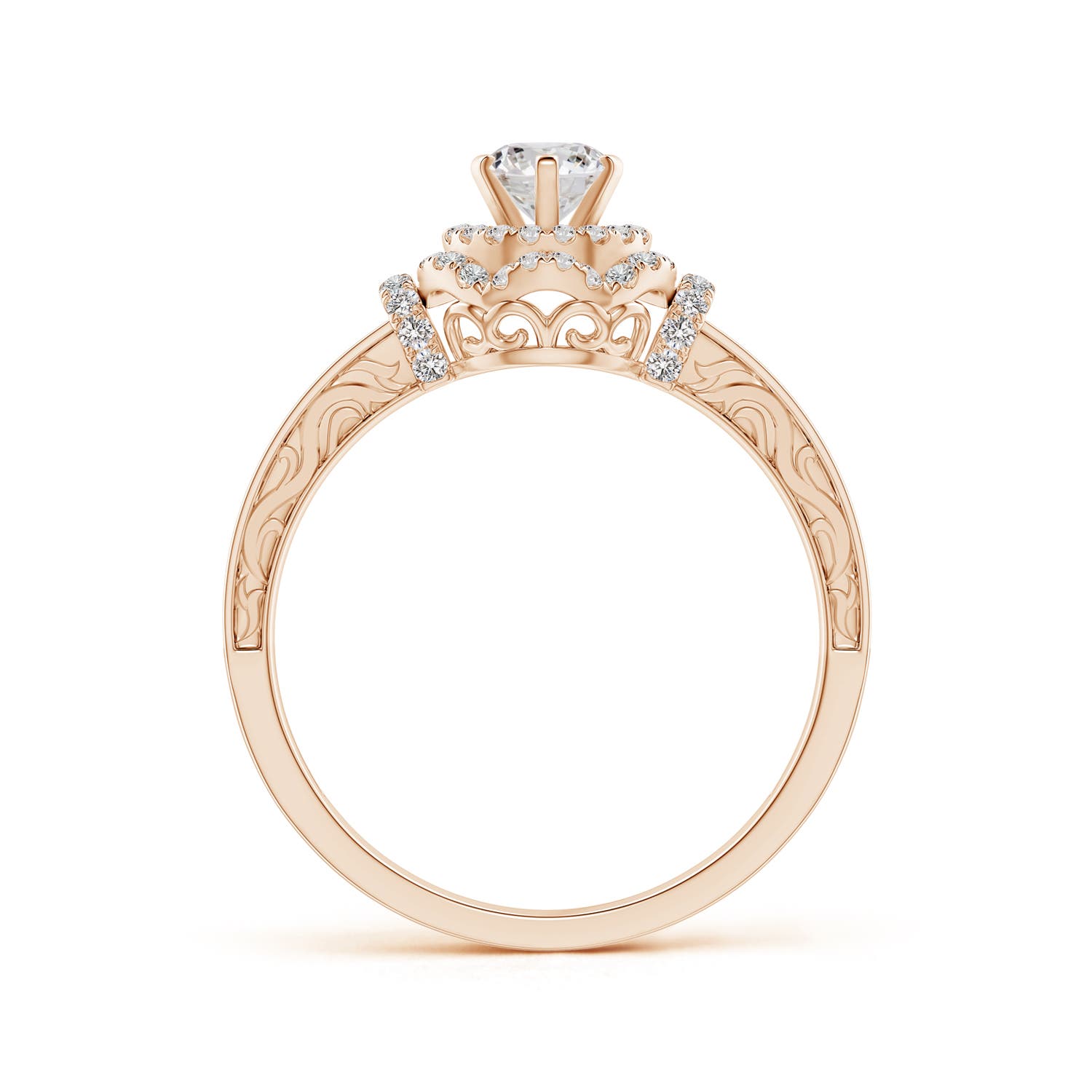 I-J, I1-I2 / 0.62 CT / 14 KT Rose Gold