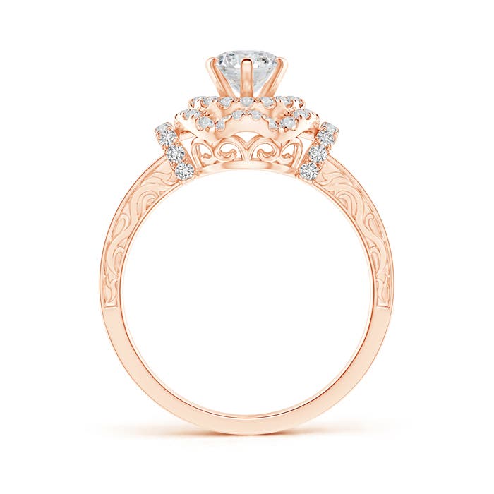 H, SI2 / 1.11 CT / 14 KT Rose Gold