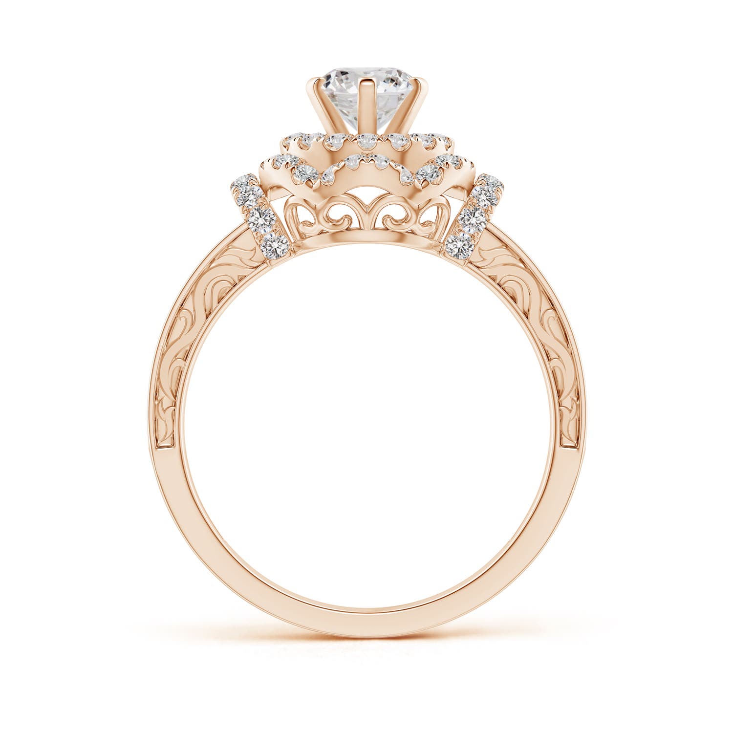 I-J, I1-I2 / 1.11 CT / 14 KT Rose Gold