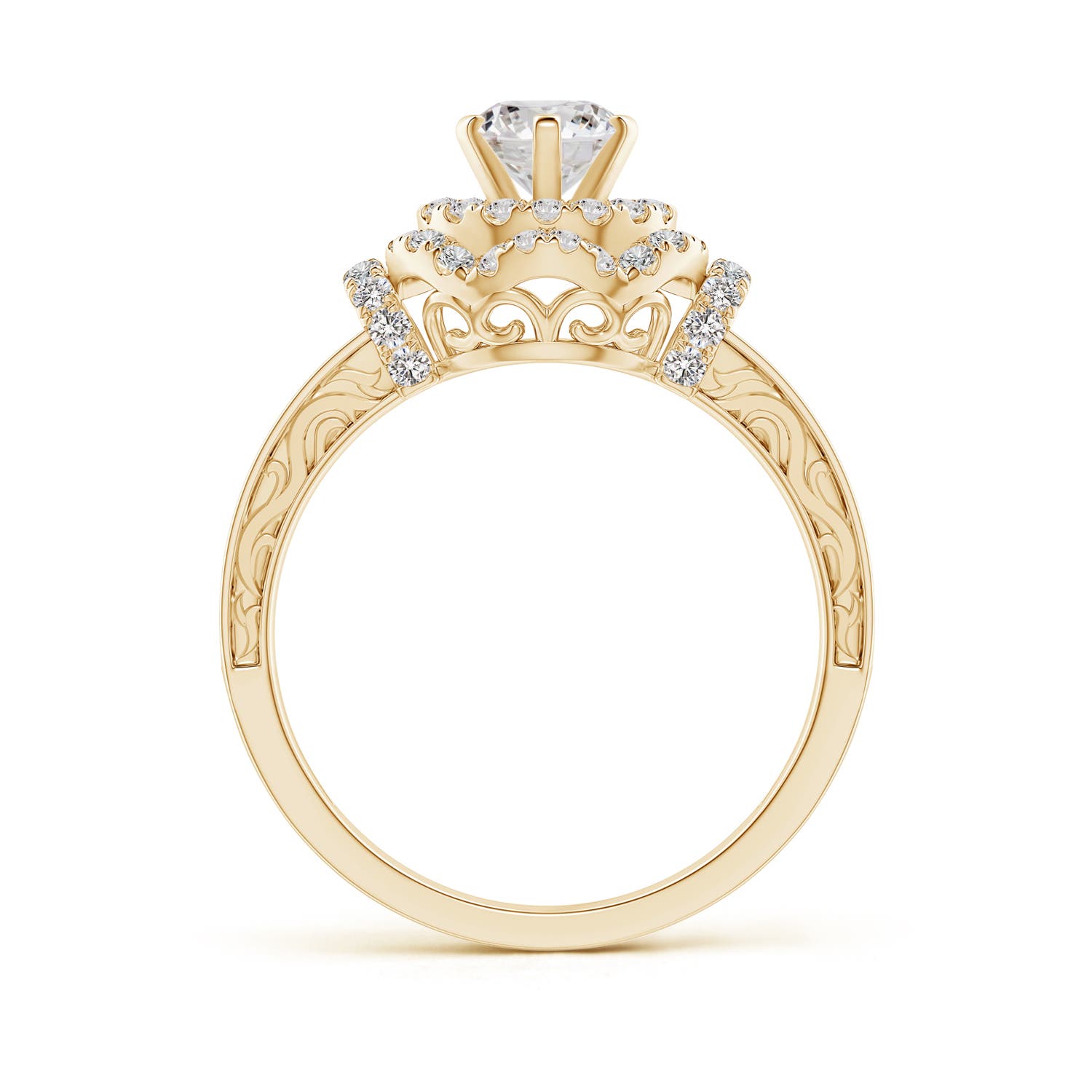 I-J, I1-I2 / 1.11 CT / 14 KT Yellow Gold