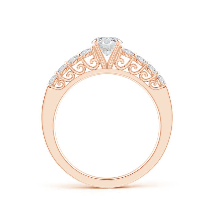 H, SI2 / 0.9 CT / 14 KT Rose Gold