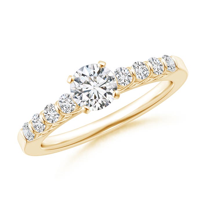 H, SI2 / 0.9 CT / 14 KT Yellow Gold