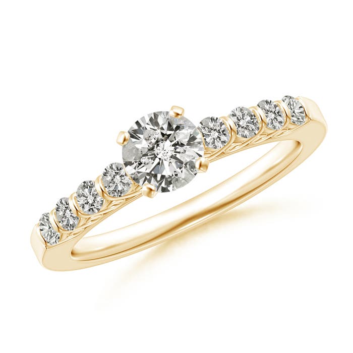 J I2 / 0.9 CT / 14 KT Yellow Gold