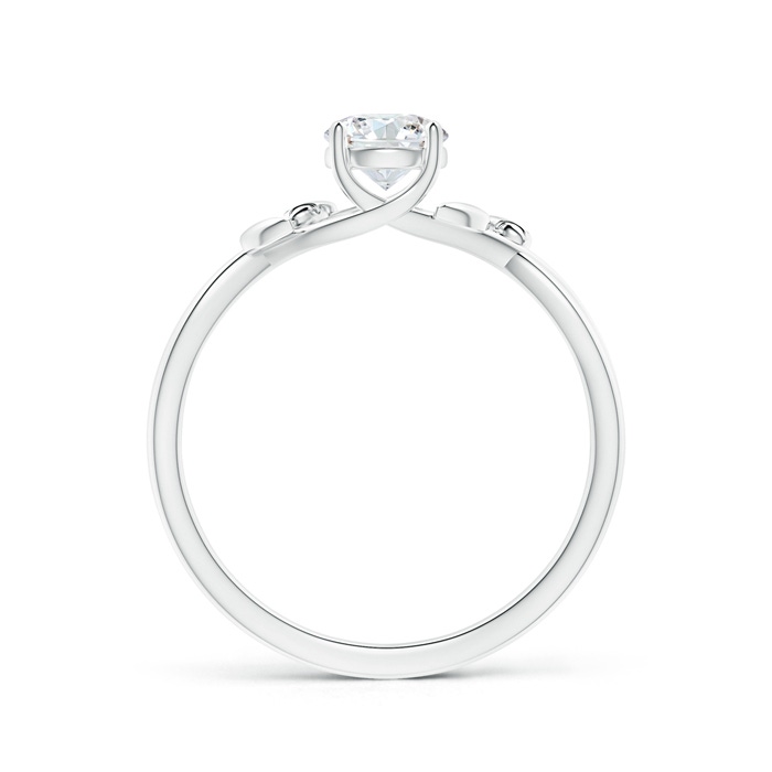 5.1mm GHVS Solitaire Diamond Leaf and Vine Engagement Ring  in P950 Platinum product image