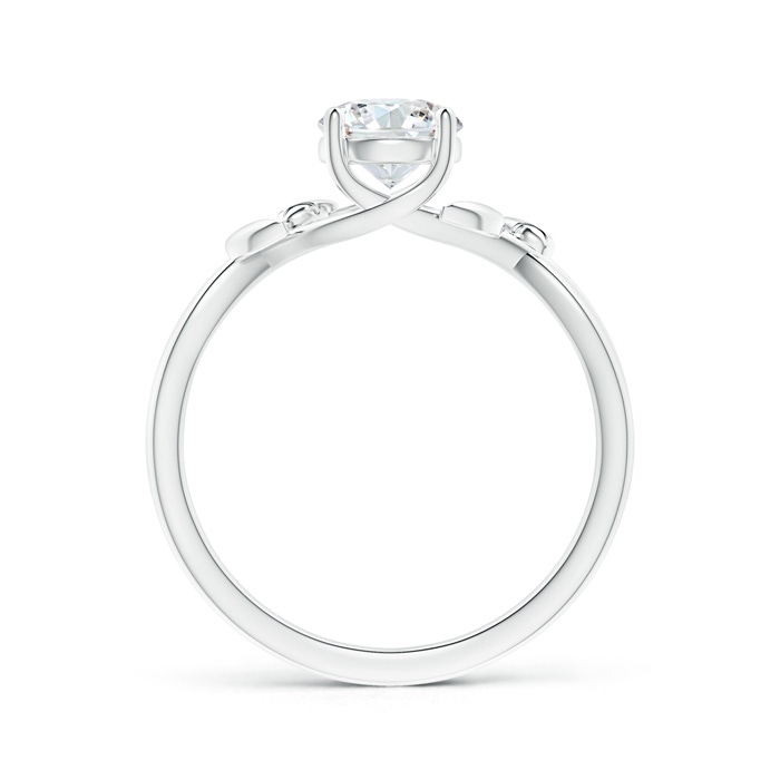 5.9mm GHVS Solitaire Diamond Leaf and Vine Engagement Ring  in P950 Platinum product image