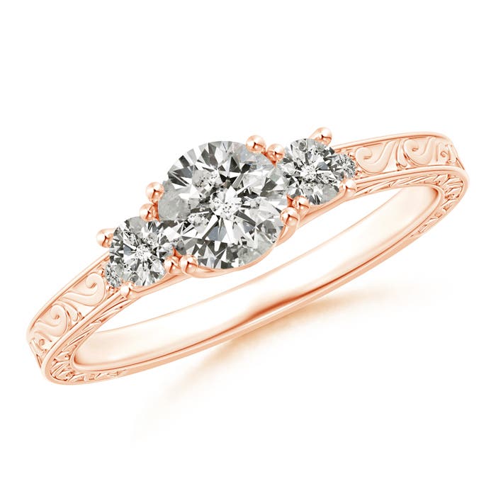 J I2 / 0.73 CT / 14 KT Rose Gold