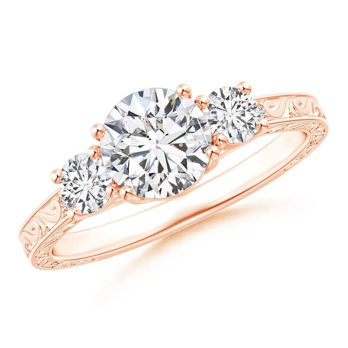 H, SI2 / 1.33 CT / 14 KT Rose Gold