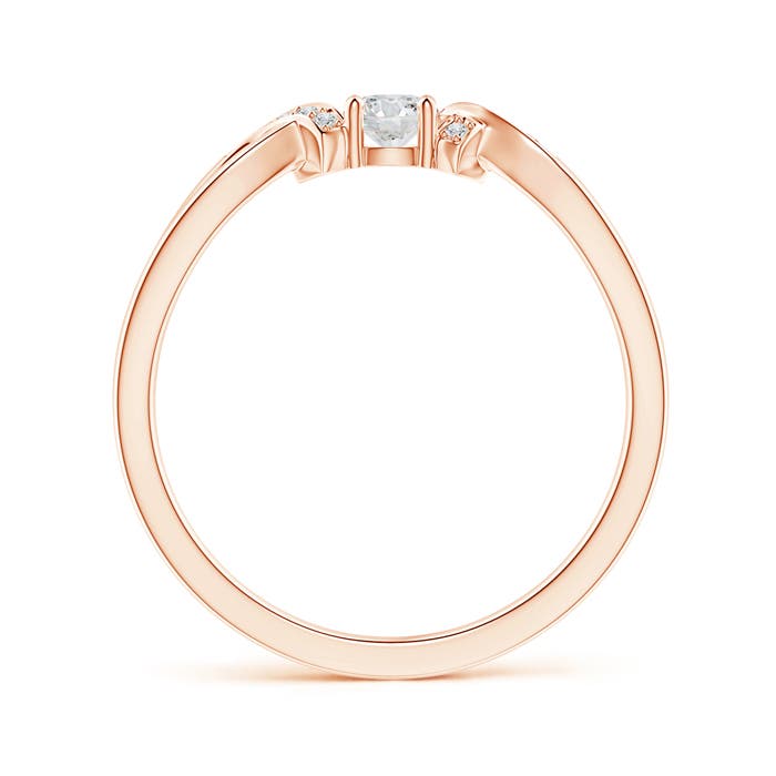 H, SI2 / 0.21 CT / 14 KT Rose Gold