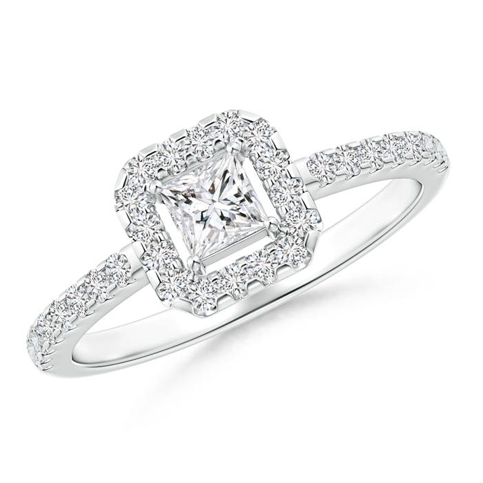 H, SI2 / 0.57 CT / 14 KT White Gold