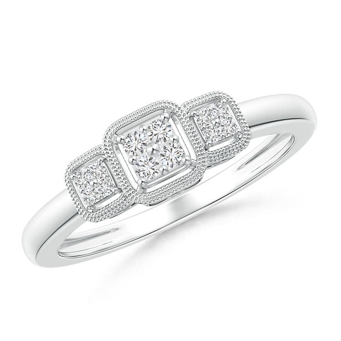 H, SI2 / 0.1 CT / 14 KT White Gold