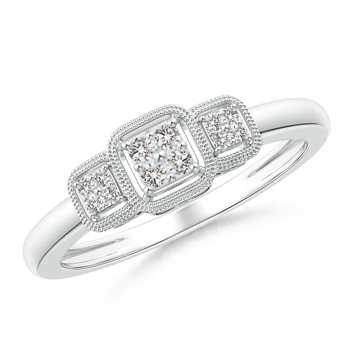 I-J, I1-I2 / 0.1 CT / 14 KT White Gold