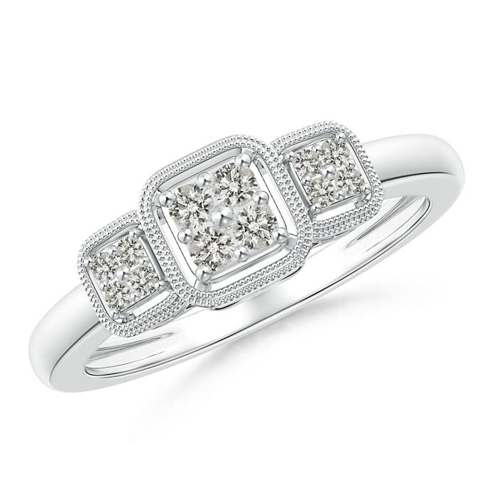 K, I3 / 0.2 CT / 14 KT White Gold