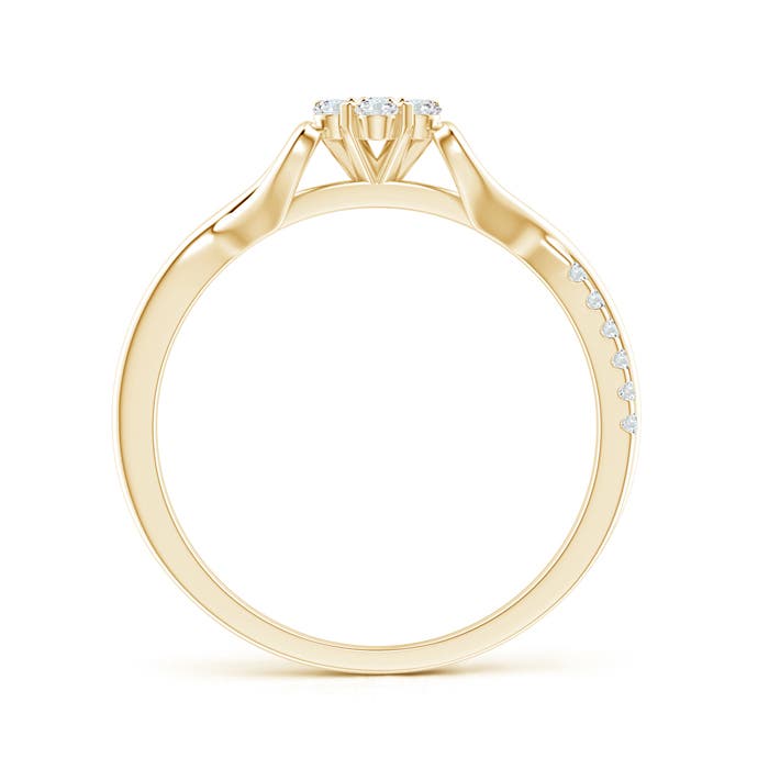 F-G, VS / 0.26 CT / 14 KT Yellow Gold