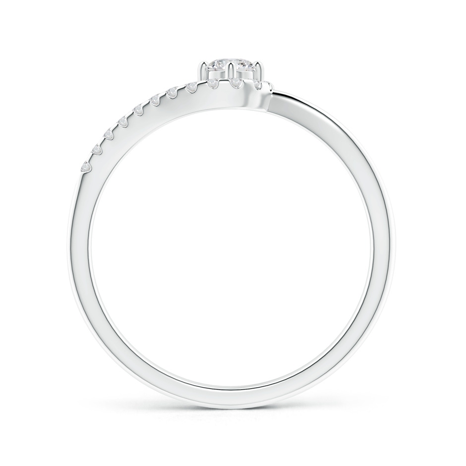 3mm HSI2 Solitaire Round Diamond Swirl Promise Ring in P950 Platinum side 199