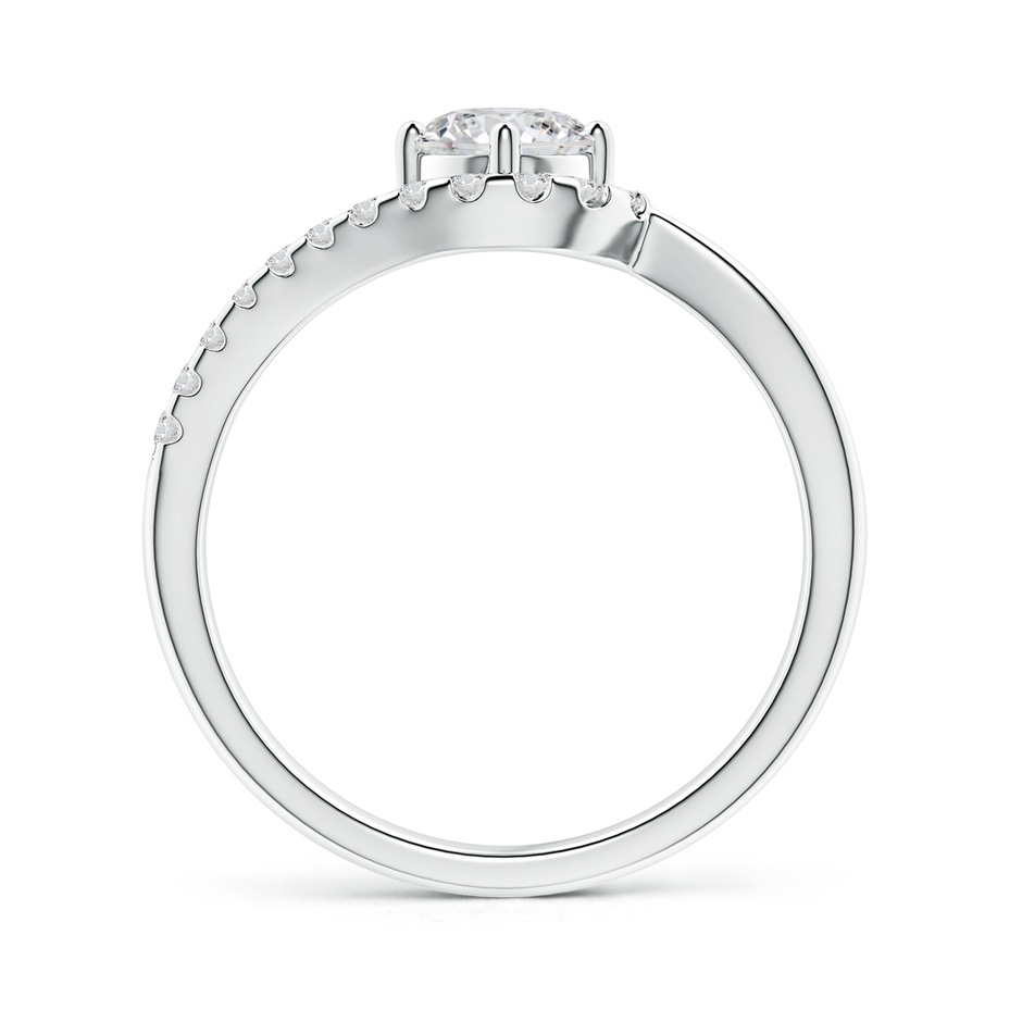 5.1mm HSI2 Solitaire Round Diamond Swirl Promise Ring in White Gold side 199