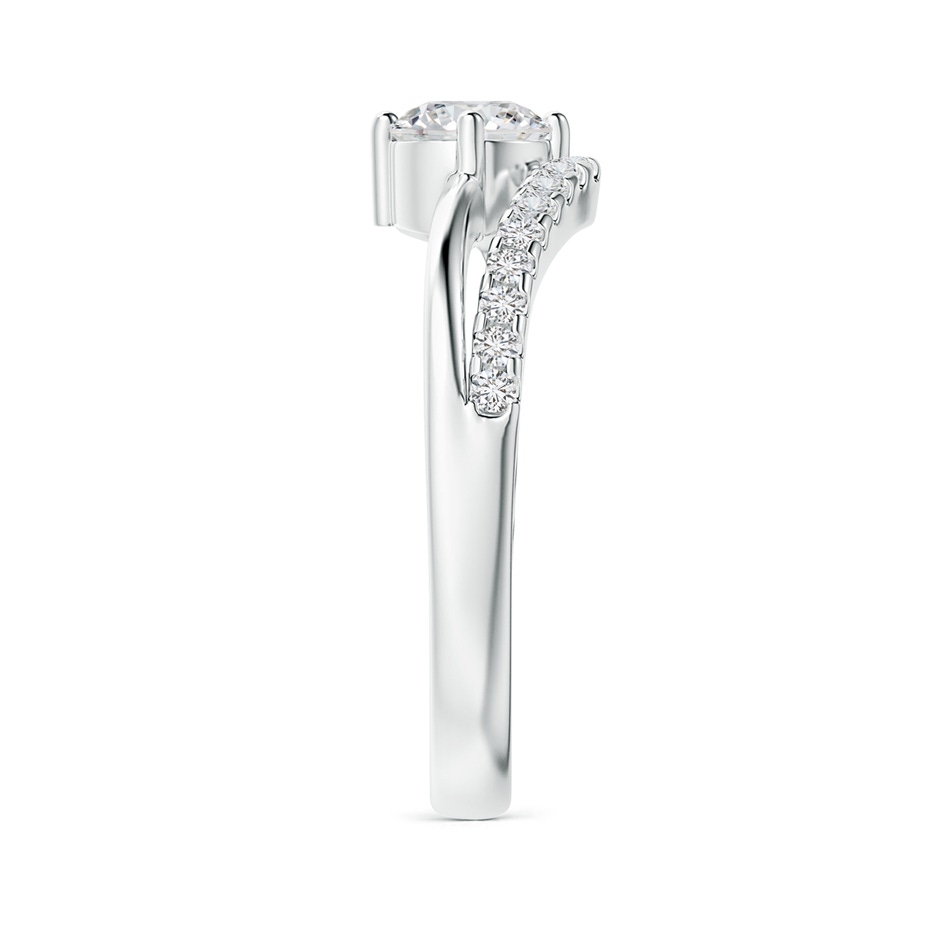 5.1mm HSI2 Solitaire Round Diamond Swirl Promise Ring in White Gold side 299