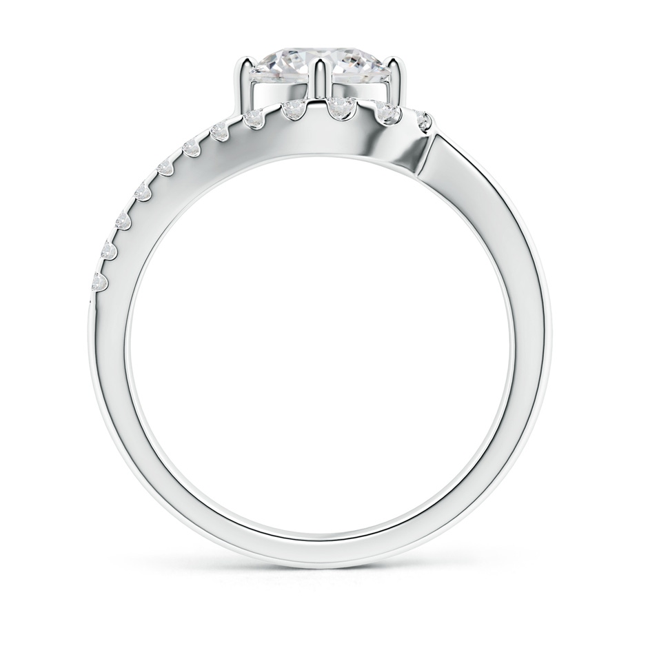 6.4mm HSI2 Solitaire Round Diamond Swirl Promise Ring in P950 Platinum side 199