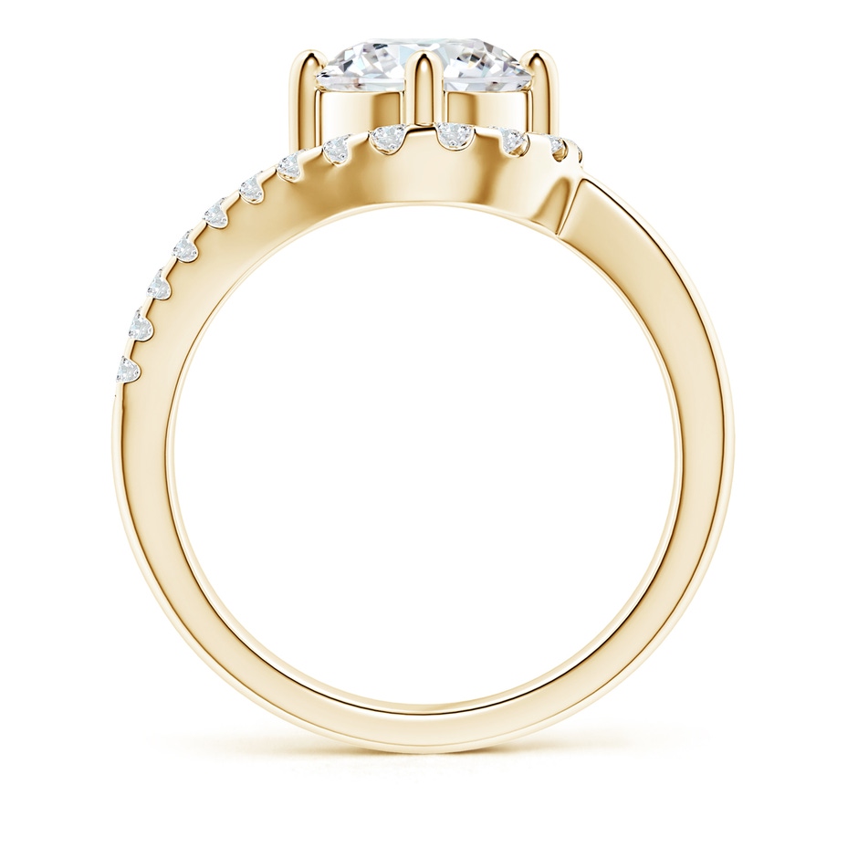 7.4mm GVS2 Solitaire Round Diamond Swirl Promise Ring in Yellow Gold side 199